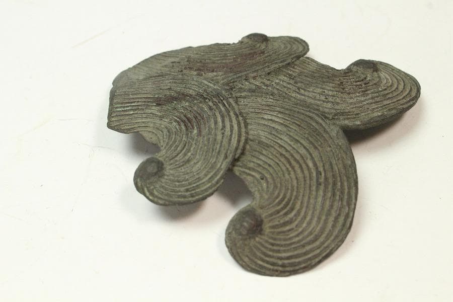 古銅 獅子 香炉 置物 時代物 骨董(K-YC451)