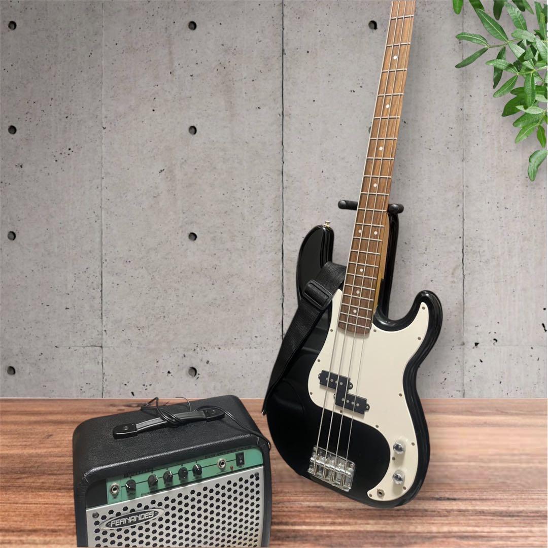 エレキベースセット FEANANDESアンプ KORGチューナー