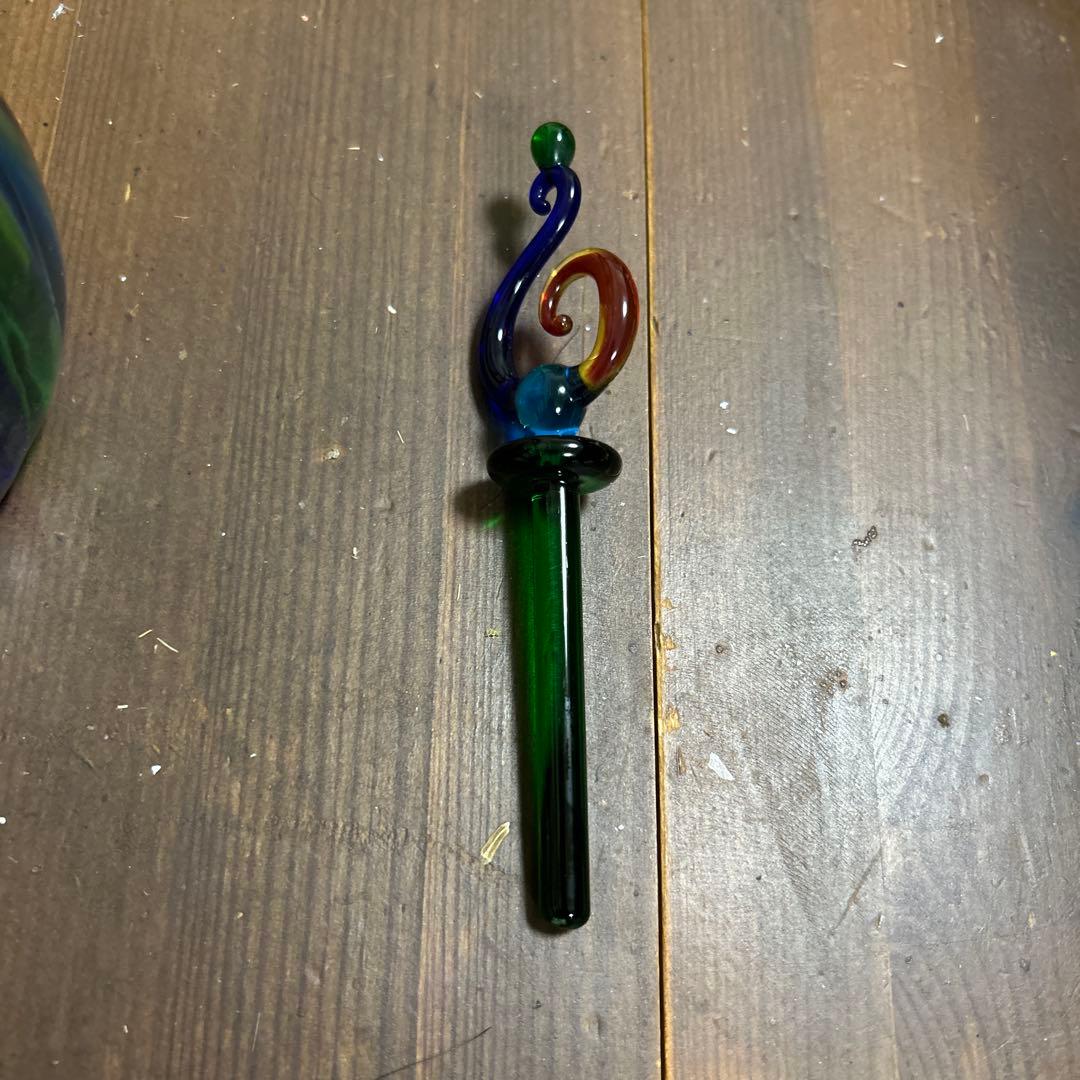 F & M Ballarin ヴェネチアンガラス 香水瓶大　ムラーノ　工芸品