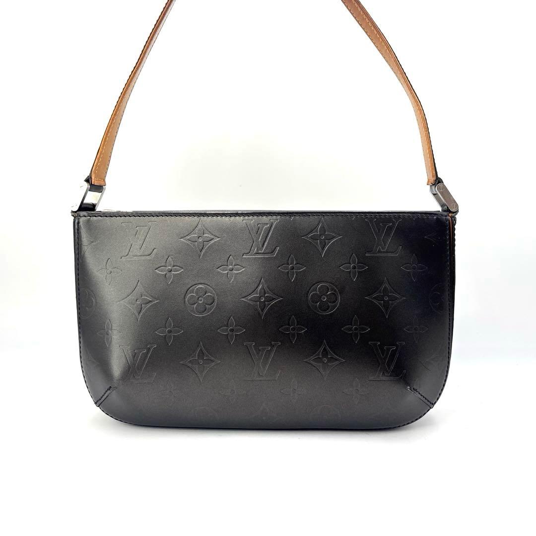 ルイヴィトン M55142 モノグラムマット ファウラー ノワール ハンドバッグ