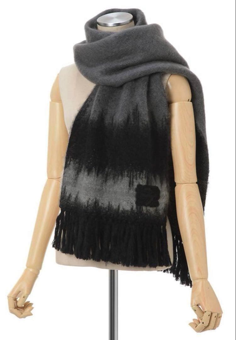 小物 Mame Kurogouch Wool Mohair Knitted Scarf