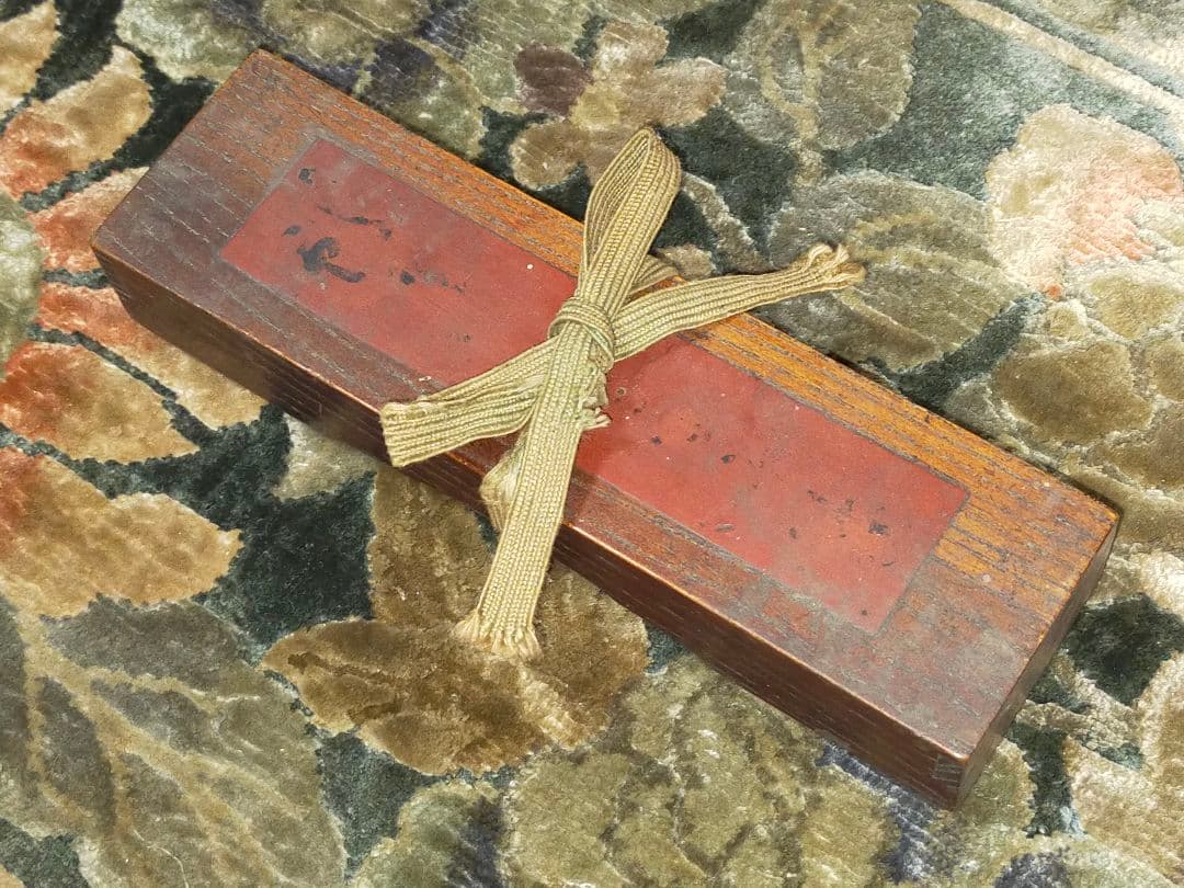 ♥とても古い　唐墨　中国墨　古墨　胡開文製　箱付き　骨董　古玩