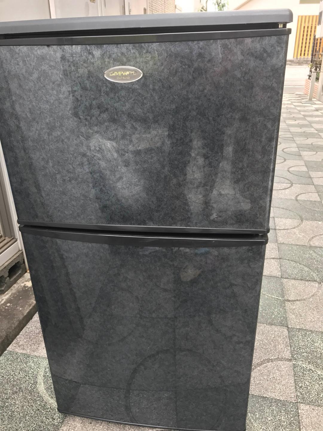2ドア冷蔵庫