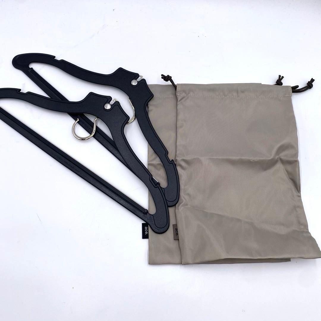 エース ガーメントケース ビジネスバッグ 2way 大容量 付属品付き ブラック