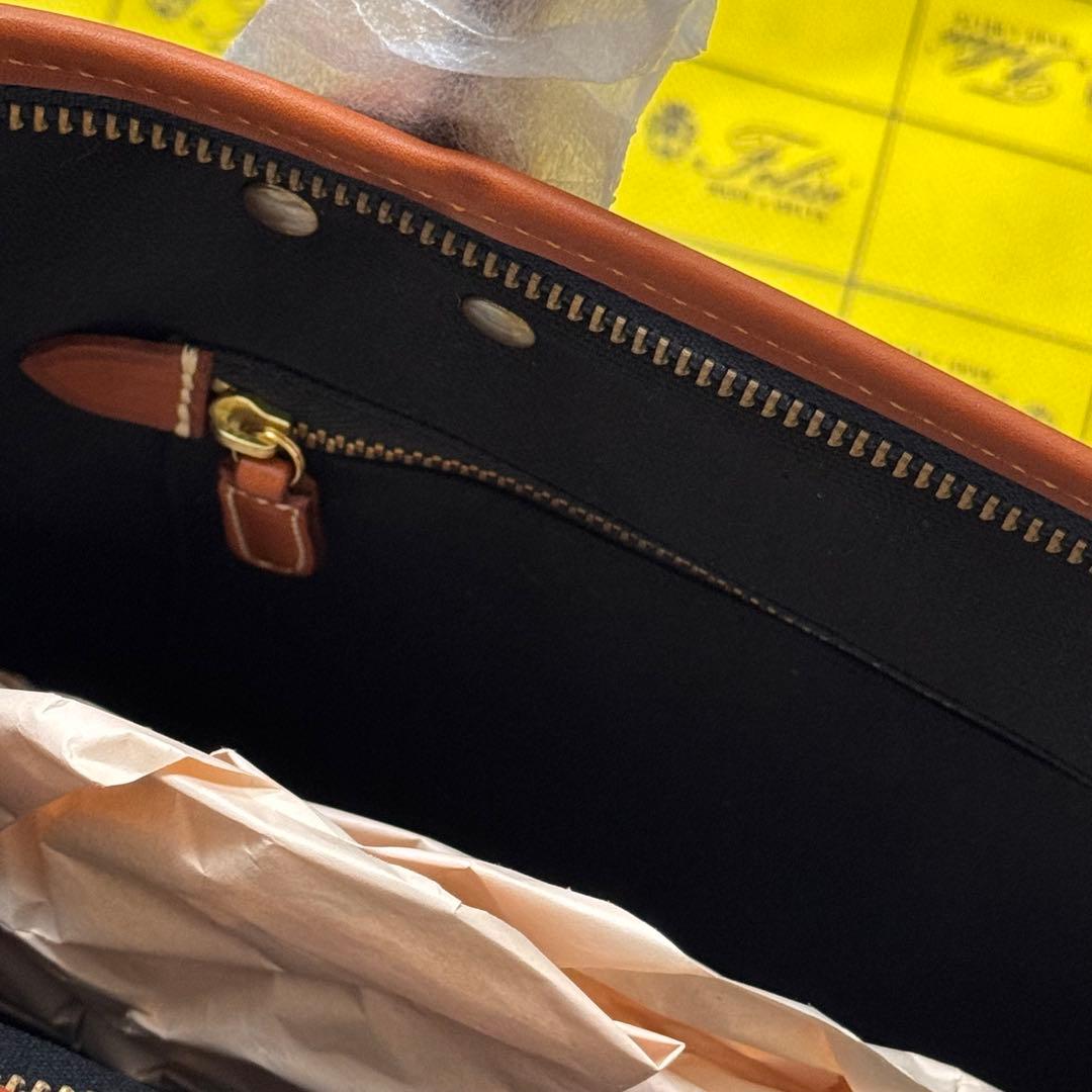 [新品未使用/ 定価¥60,500] Felisi 本革 ネイビービジネスバッグ