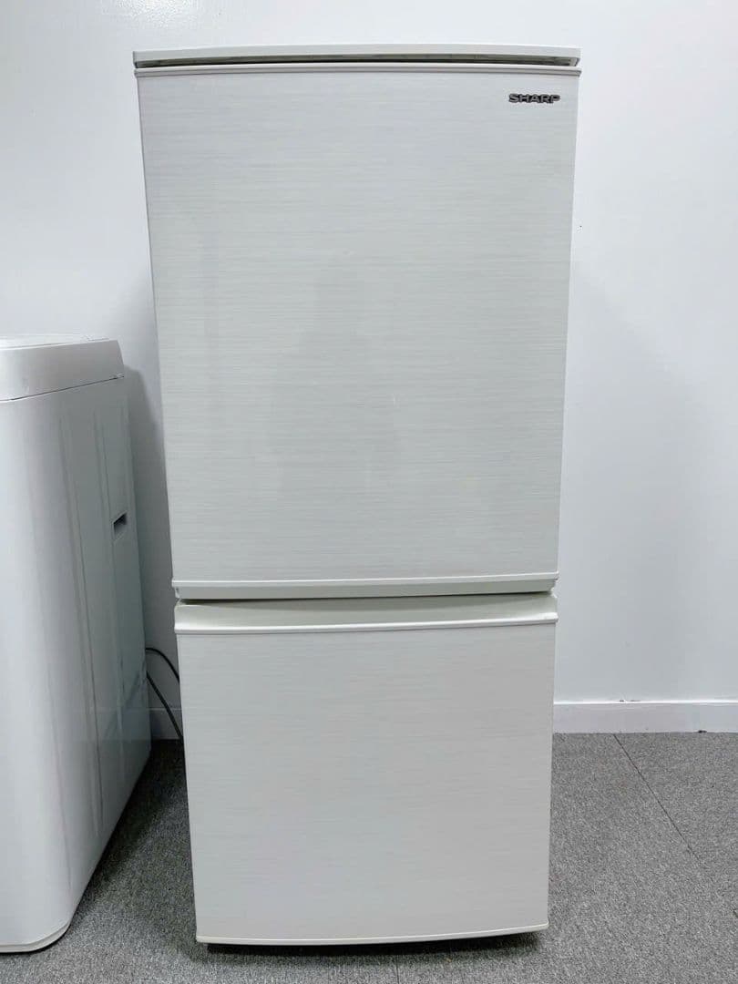 福岡配送込み SHARP 2ドア冷蔵庫　SJ-D14E 2019年製