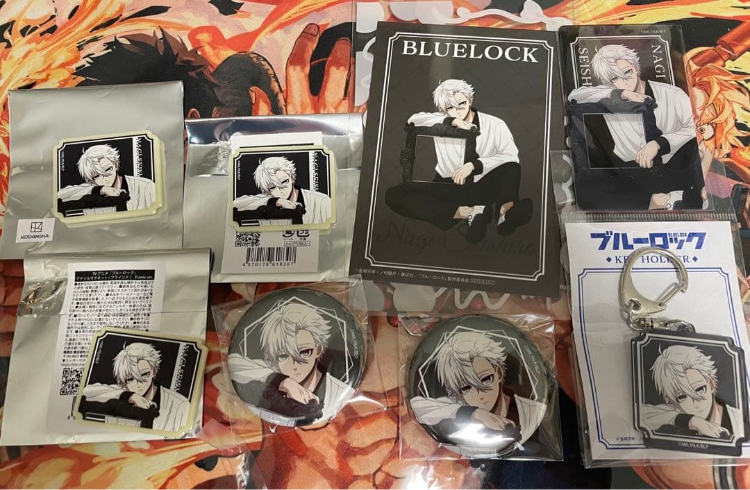 ブルーロック THEキャラSHOP Frame 凪誠志郎 缶バッジ 額縁