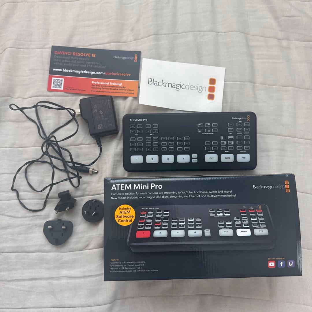 【未使用】Atem Mini Pro(スイッチャー)