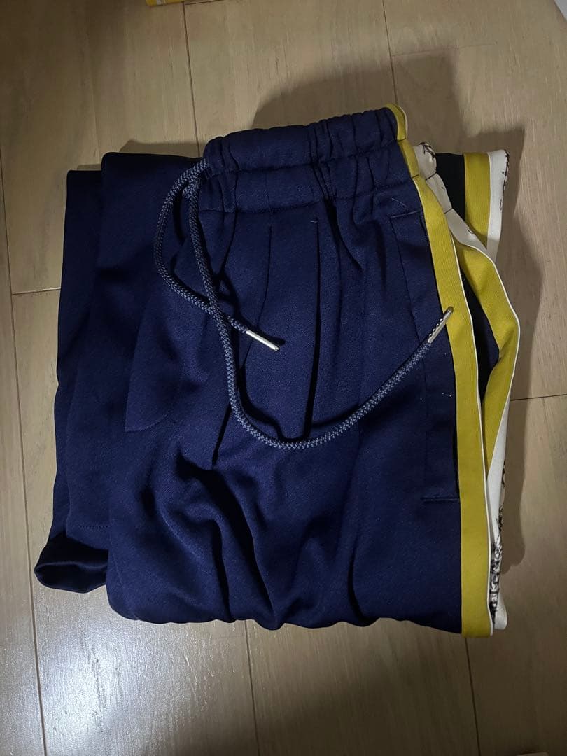 セカンドバッカー　トラックパンツ 　ネイビー　廃盤