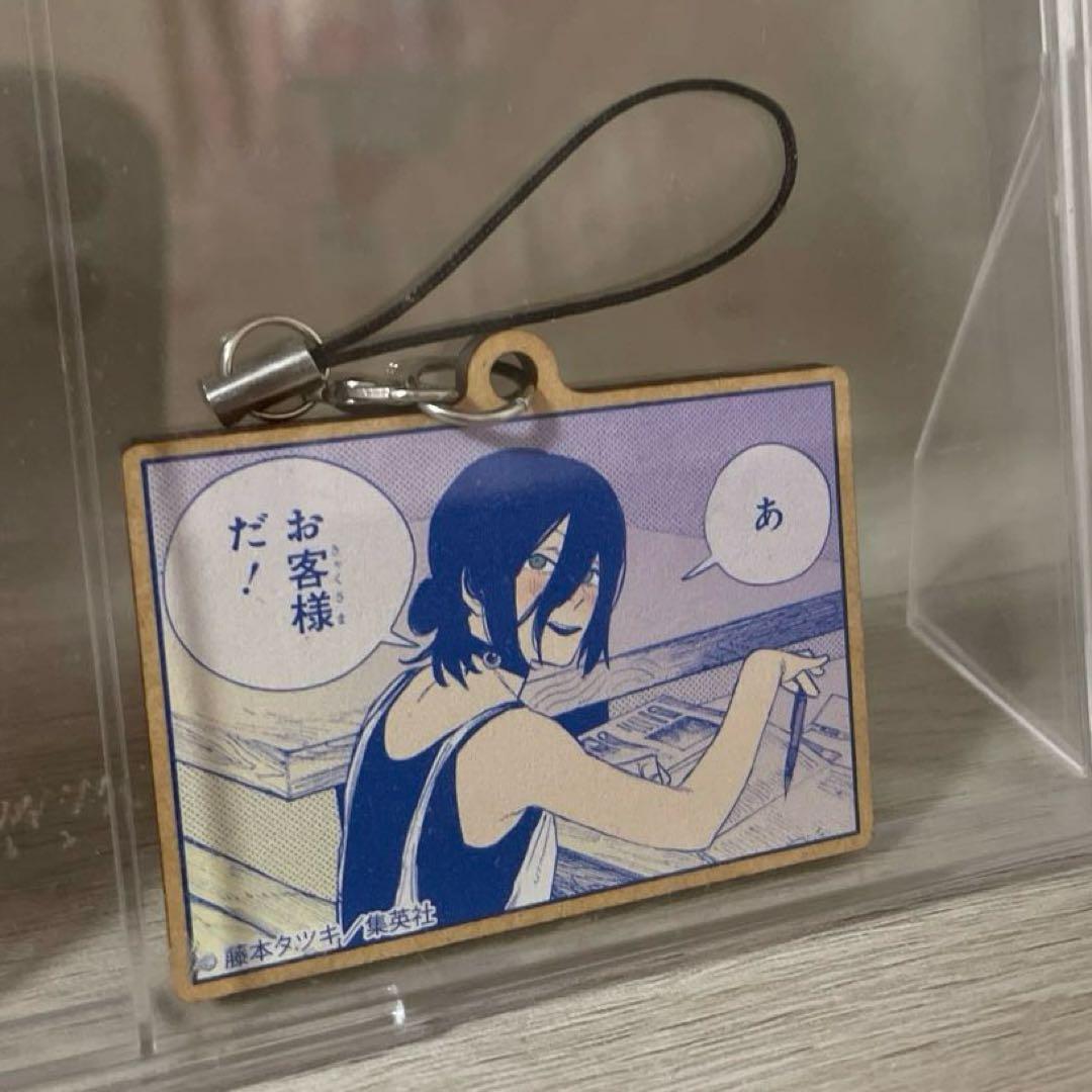 チェンソーマン レゼ 原作絵 ストラップ 木札ストラップ 原作イラスト 希少