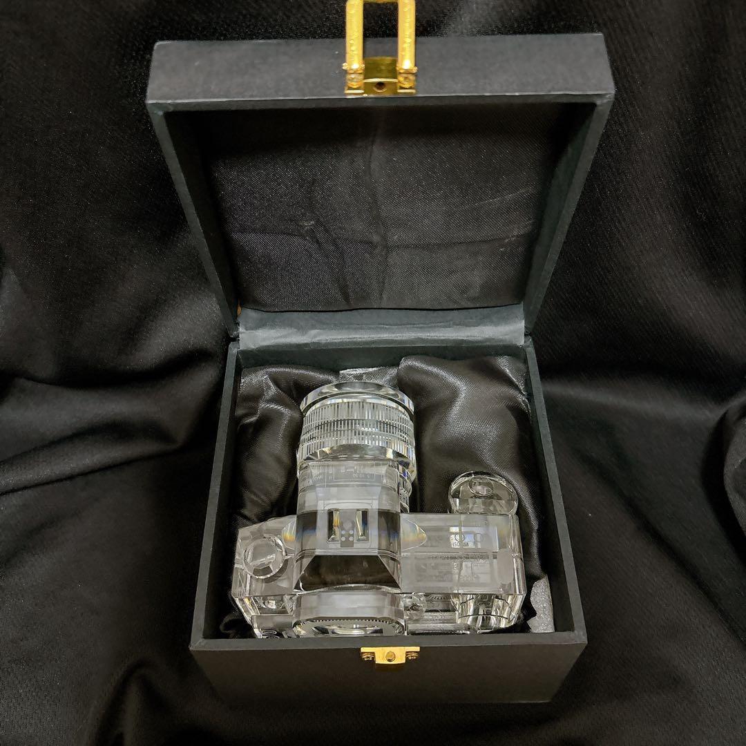 希少 クリスタル カメラ DSLR 2/3 EOS 7D オブジェ 置き物