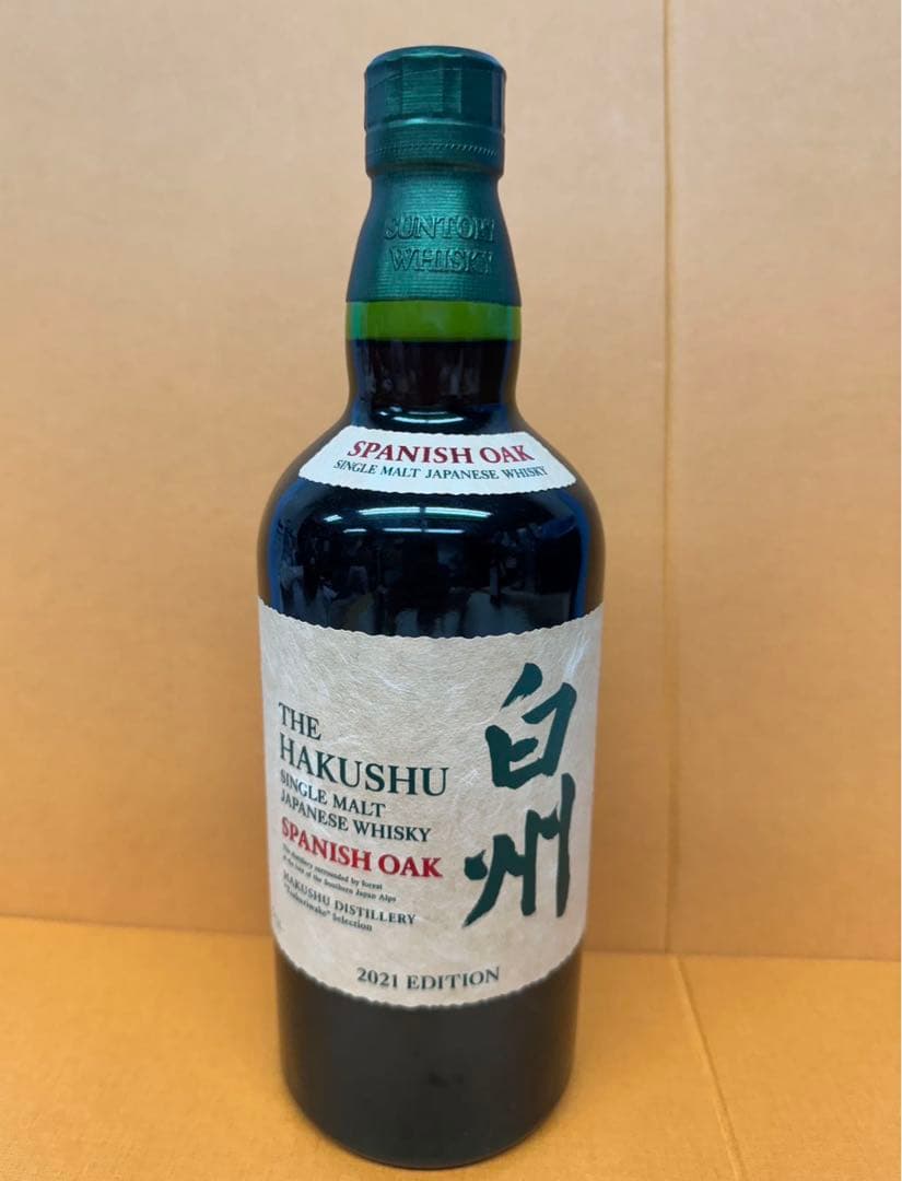 サントリー白州スパニッシュオーク 2021 700ml 48％ 箱 ジャパニーズ