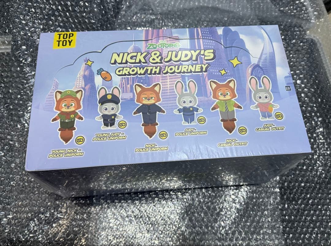新品未開封　TOPTOY ディズニー ズートピア　コンプリート　6個ボックス②