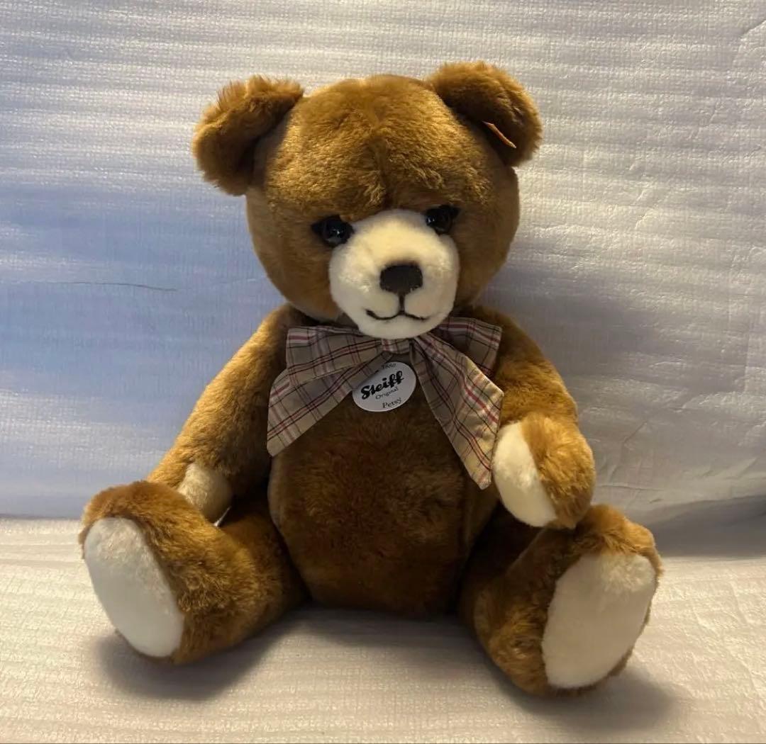 Steiff オリジナル Petsyテディベア ぬいぐるみ 茶色