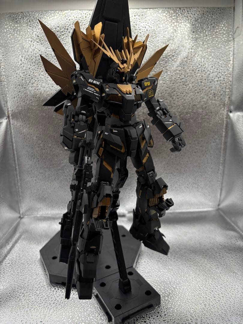 ＭＧ 1/100 ユニコーンガンダム2号機 バンシィ・ノルン 塗装済み完成品