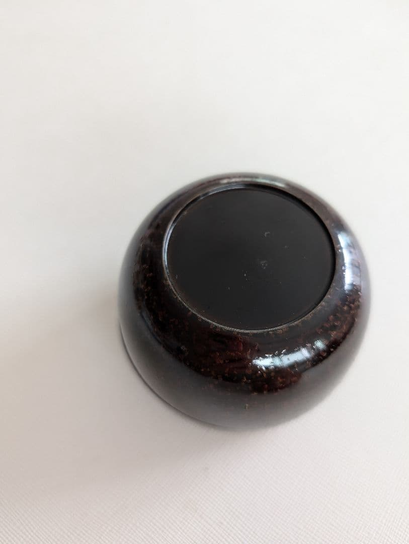 棗　茶道　椿柄