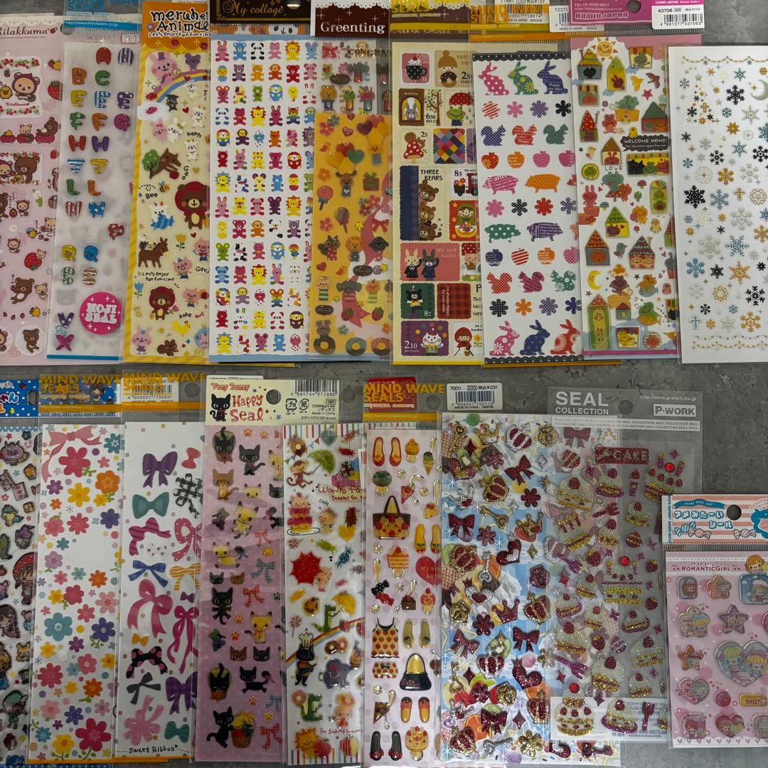 平成レトロ　シール　まとめ売り　43点