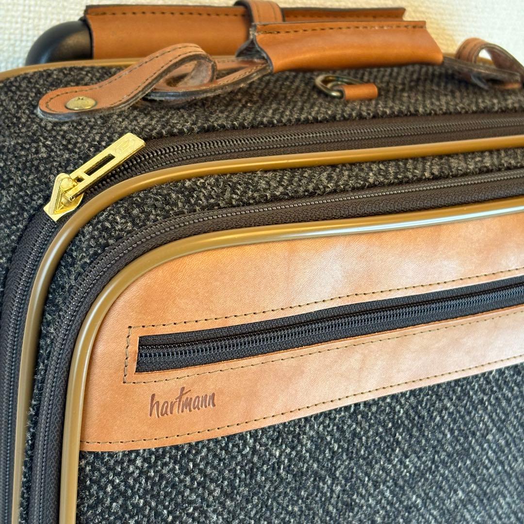 hartmann ハートマン　ツイード　キャリーバッグ　DMT スーツケース
