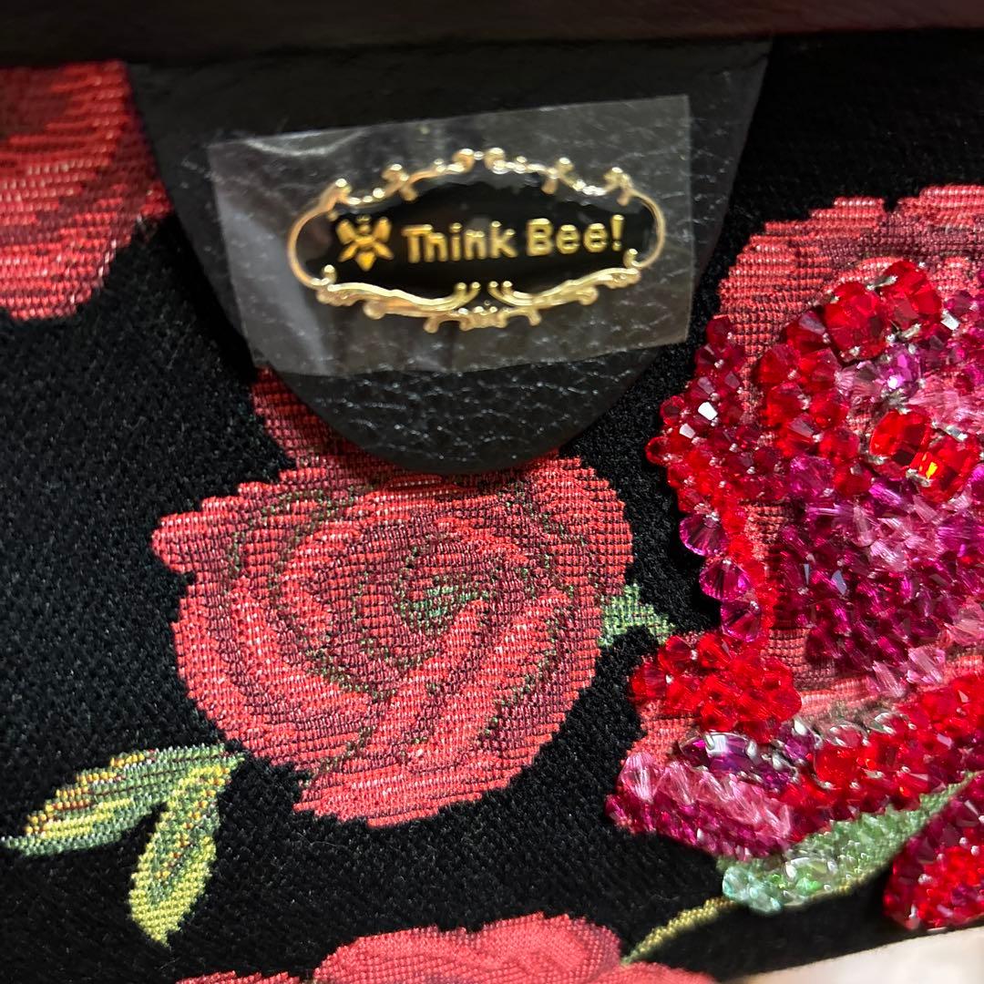 Think Bee! ローズ刺繍 バック❤️シンクビーローズ❤️シンクビー新品