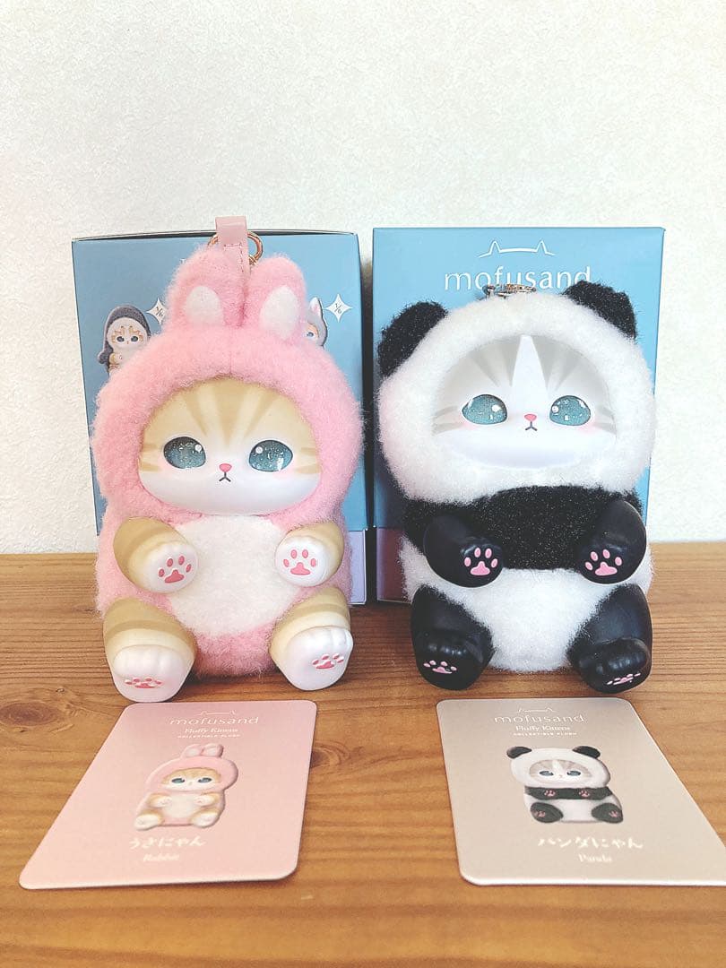 モフサンド　mofusand　きらめっこ　　パンダにゃん　ウサにゃん