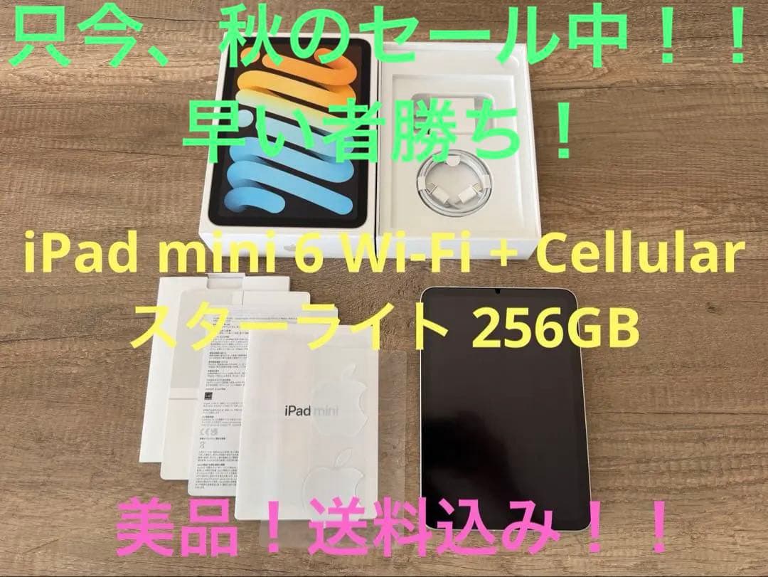 iPad mini 第6世代 Wi-Fi + Cellularモデル256GB