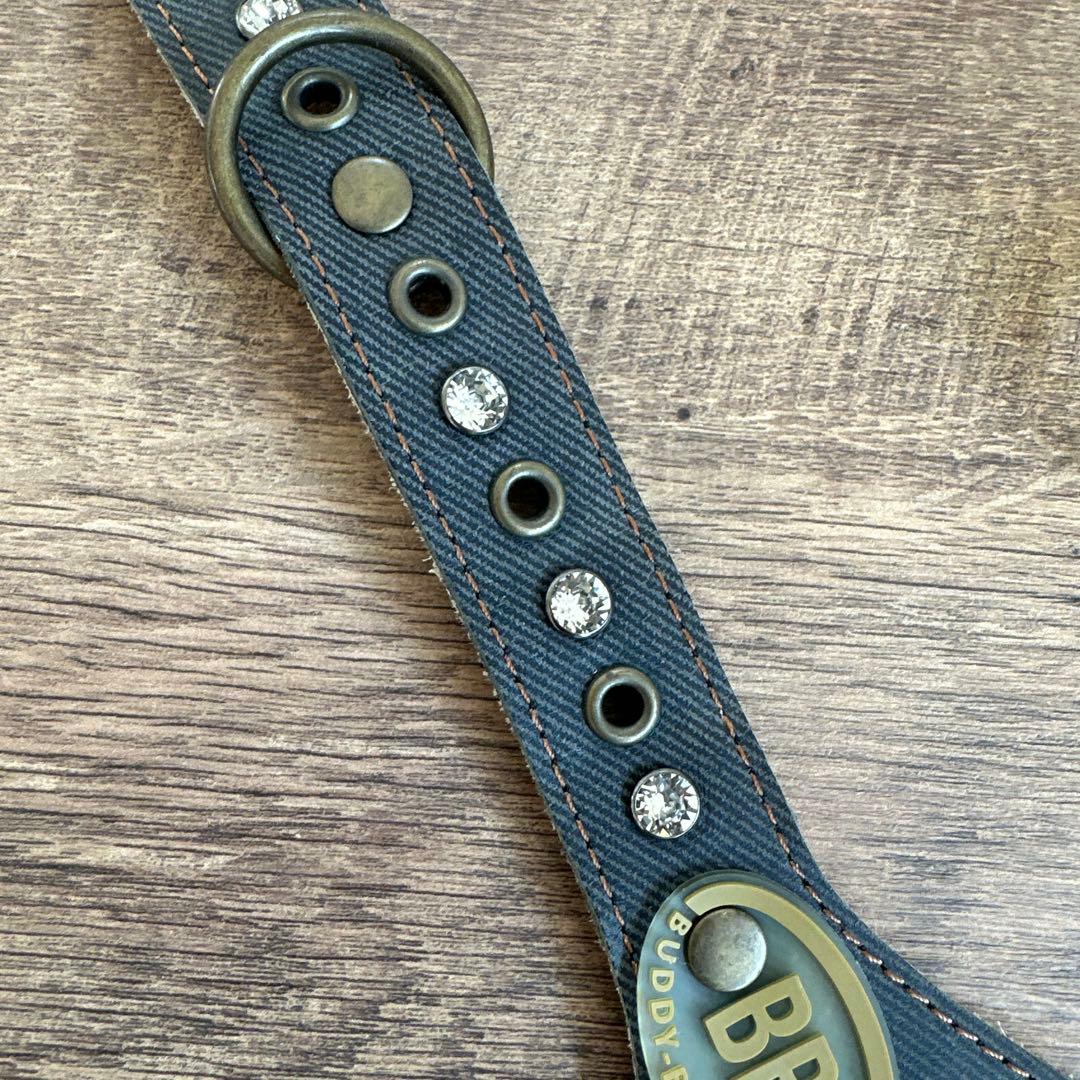 バディベルト　BB ブルージーン5号　ハーネス フルクリスタル　アクセントリード