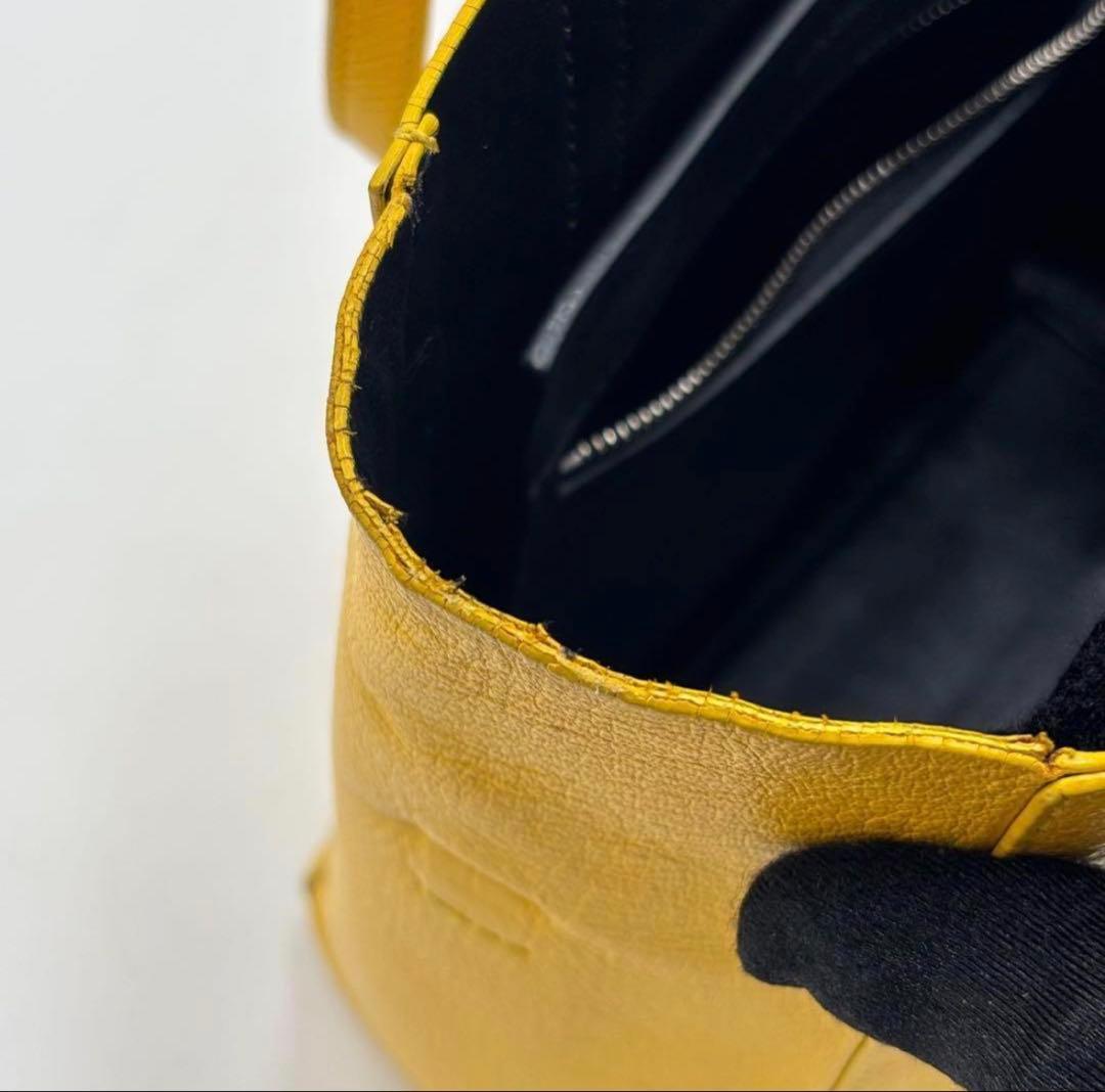 バレンシアガ エブリデイ トートバッグXXS 2way ハンドバッグ イエロー