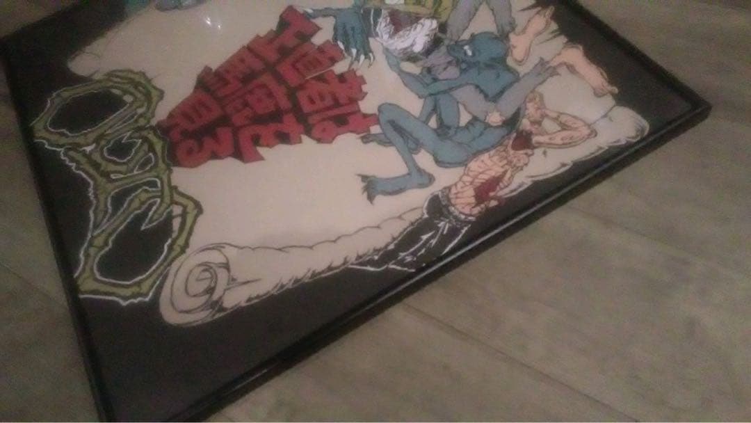 激稀少ポスター/OUTO/正直者は馬鹿を見る/TOM/ポスターフレーム付