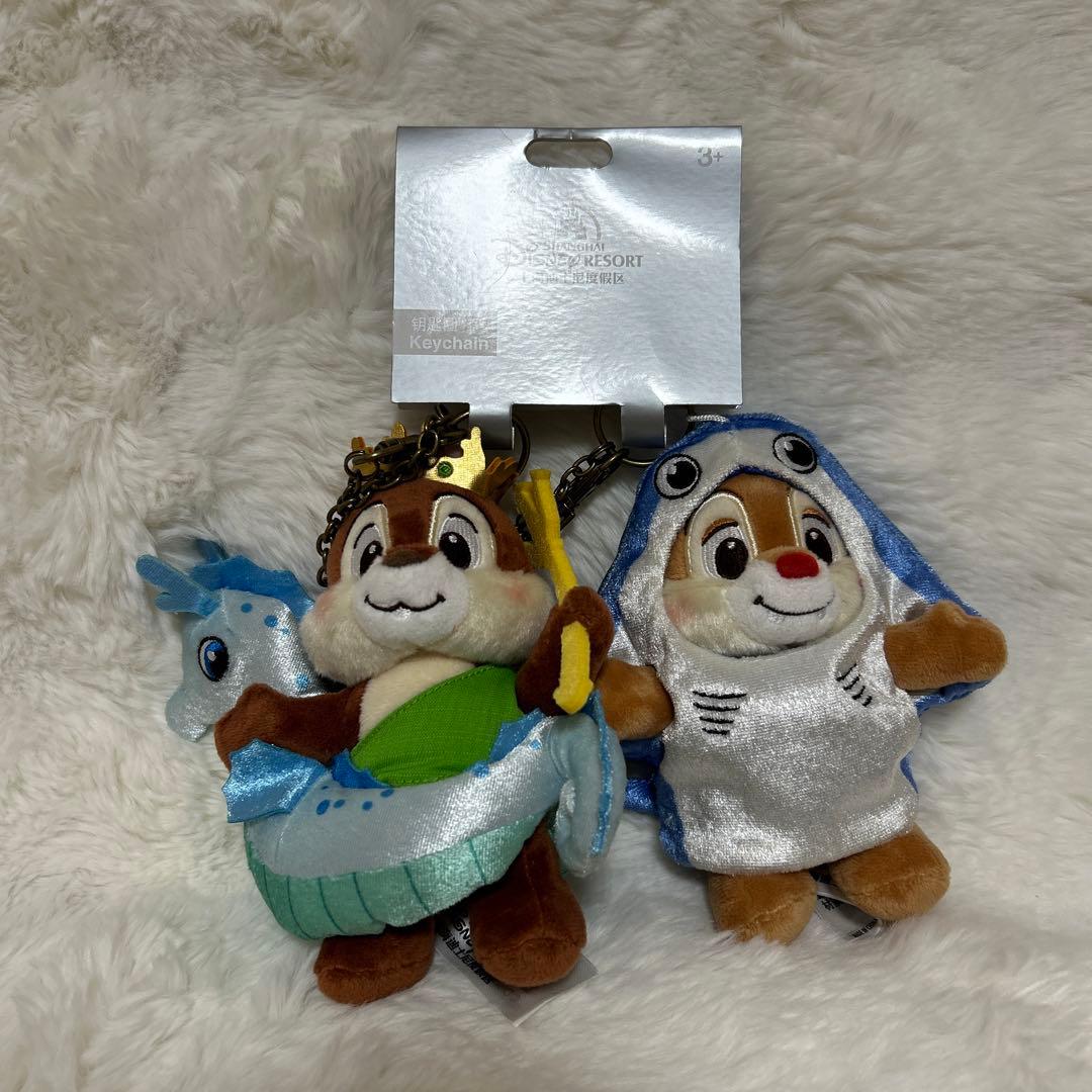 上海ディズニー　カリブの海賊　ぬいぐるみキーチェーン　プルート　新品タグ付き