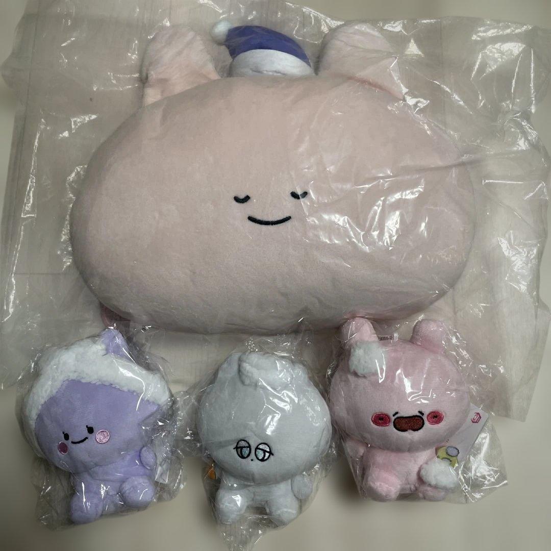 あさみみちゃん　ぬいぐるみ　お風呂でリラックス　クッション付き