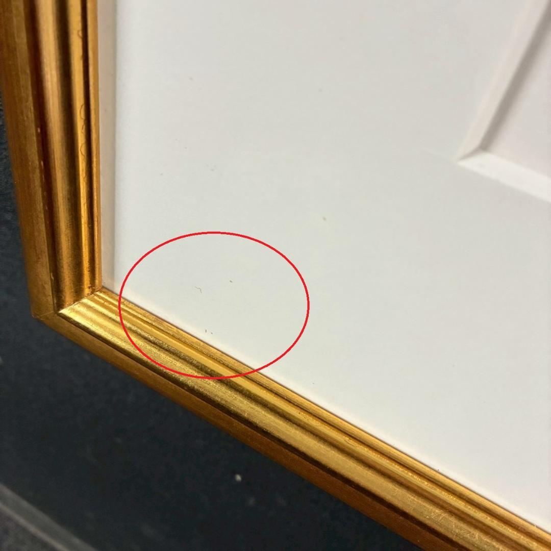 美品 中根寛「街の入口（ムルテン）」リトグラフ 直筆サイン入り 画廊シール有