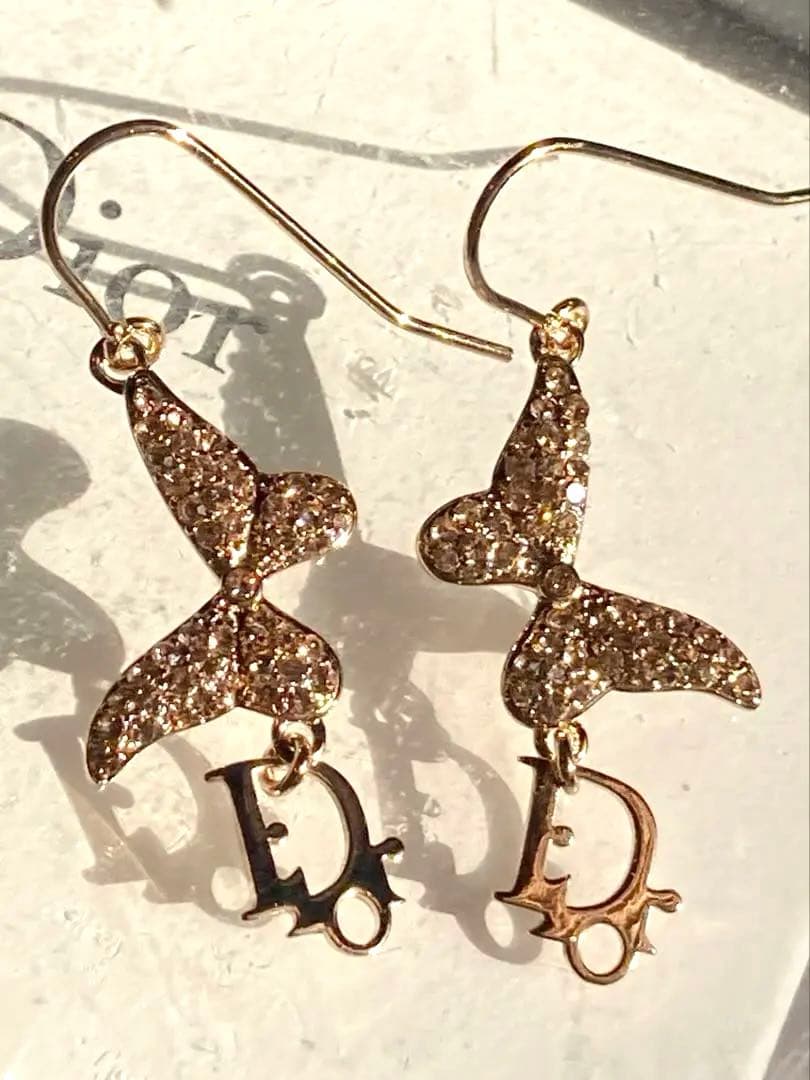 Dior クリスチャンディオールゴールド ピアス