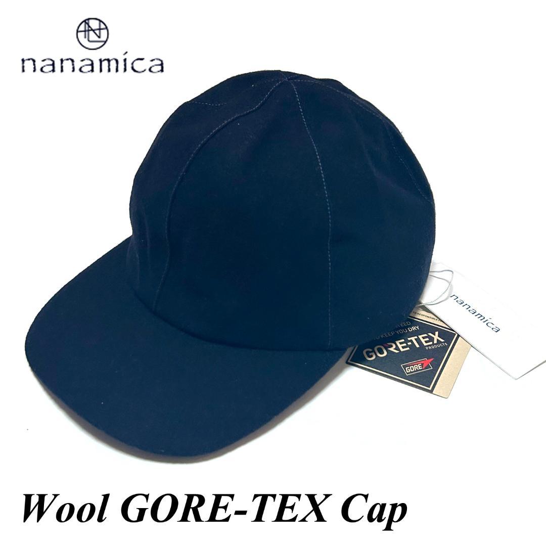 新品　ナナミカ ウール ゴアテックス キャップ　ネイビー 帽子　SUPF353