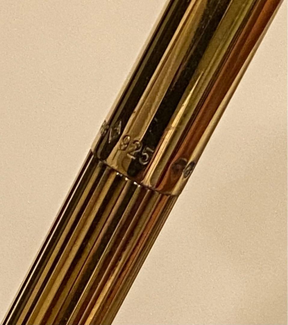 エステーデュポン/ボールペン / ゴールド / ツイストタイプ / 純正リフィル