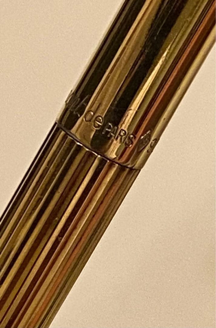 エステーデュポン/ボールペン / ゴールド / ツイストタイプ / 純正リフィル