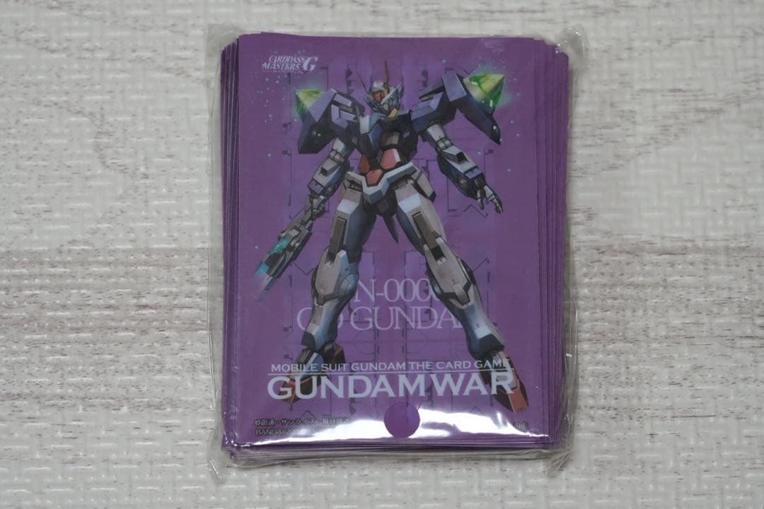 新品未開封　ガンダムウォー　GW　スリーブ大会優勝景品　ダブルオーガンダム
