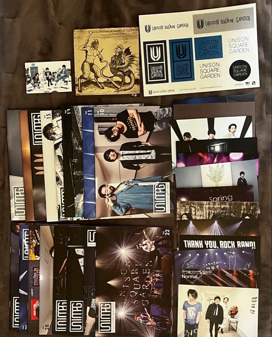 UNISON SQUARE GARDEN 会報誌　ポストカード　卓上カレンダー