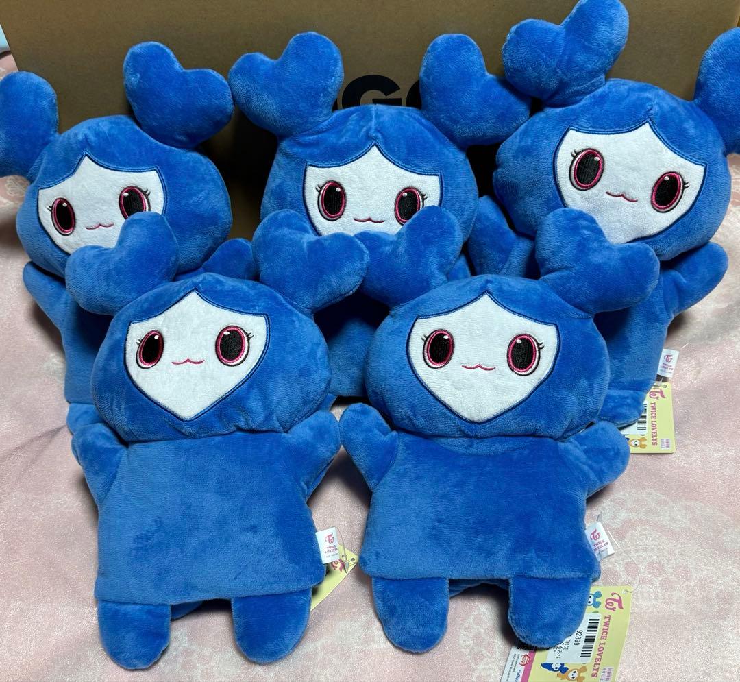 TWICELOVELYS ぬいぐるみパペット ツブリー5点GIGO