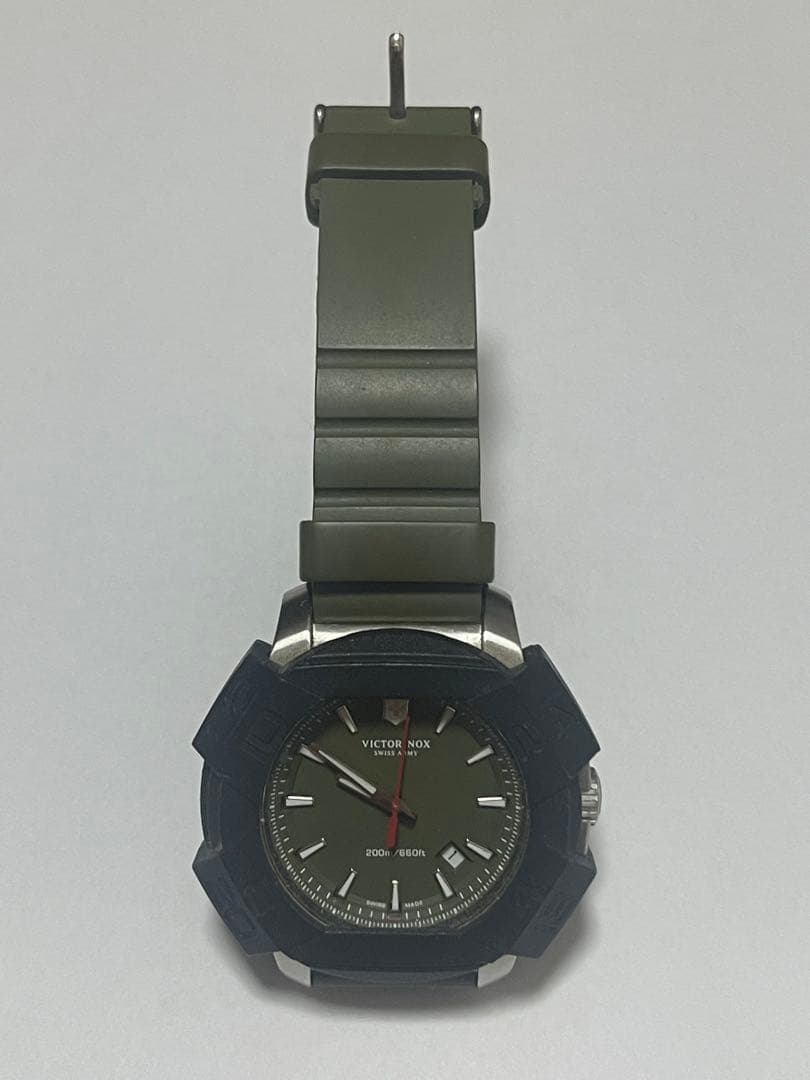 Victorinox ビクトリノックス ラバーベルト 腕時計 カーキ 美品