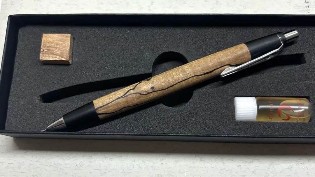 野原工芸　スポルテッド栃　シャープペンシル