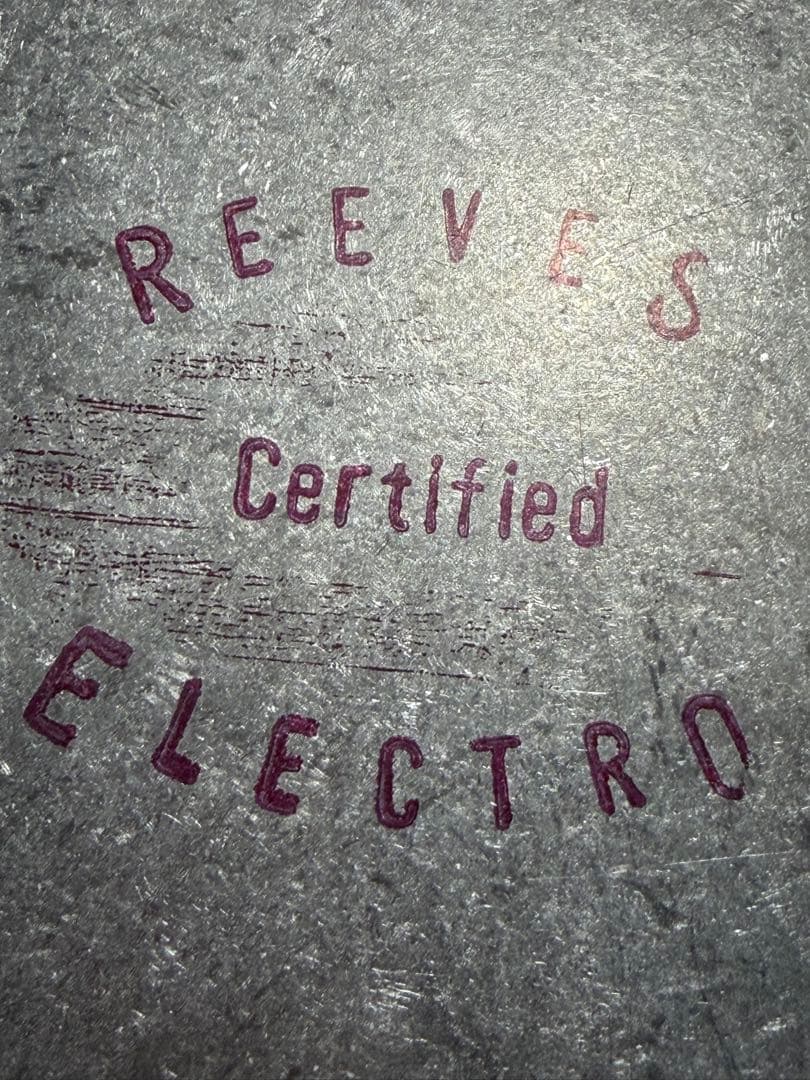 【新品】reeves electro ZO: Special Reserve