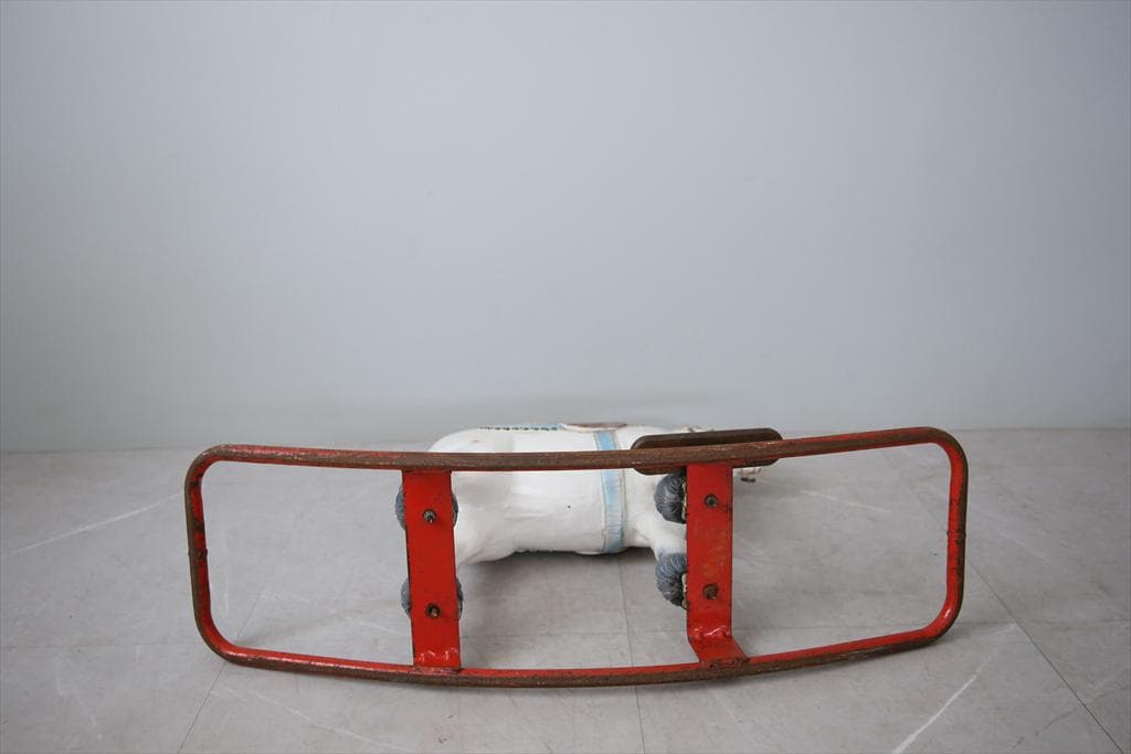 英国アンティークTriang製ロッキングホース/木馬/乗り物オブジェ(92-67