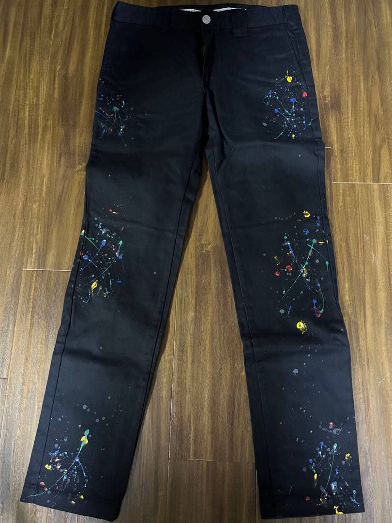 ◻︎ ナンバーナイン　ペンキ　Dickiesチノパン