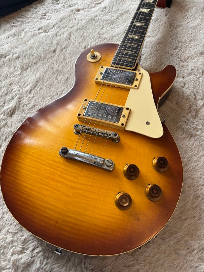 【ビンテージ】 Greco EG420Y 72年製レスポール　フレイムトップ