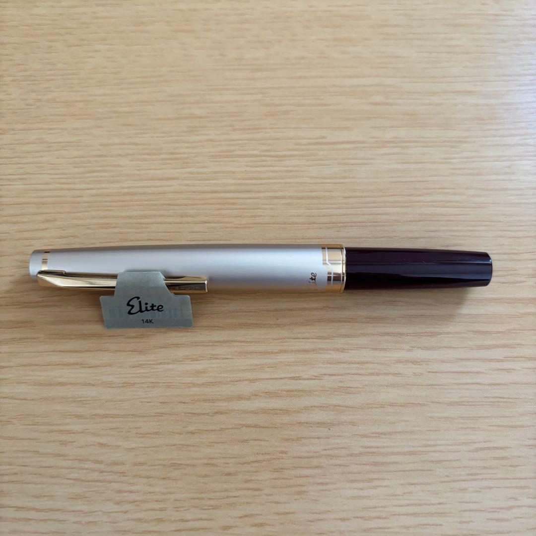 パイロット エリート ディープレッド ペン先 F（細字）　未使用品　超美品　廃盤