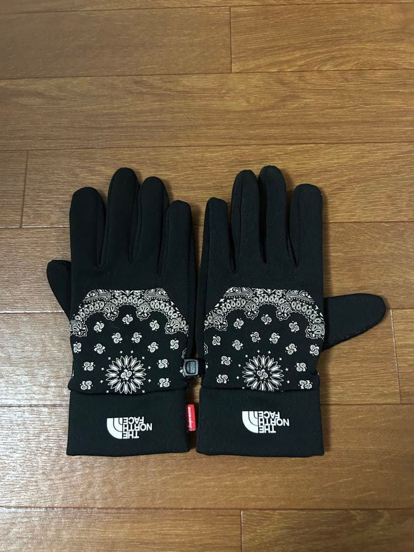 中古 L Supreme North Face Bandana glove 手袋