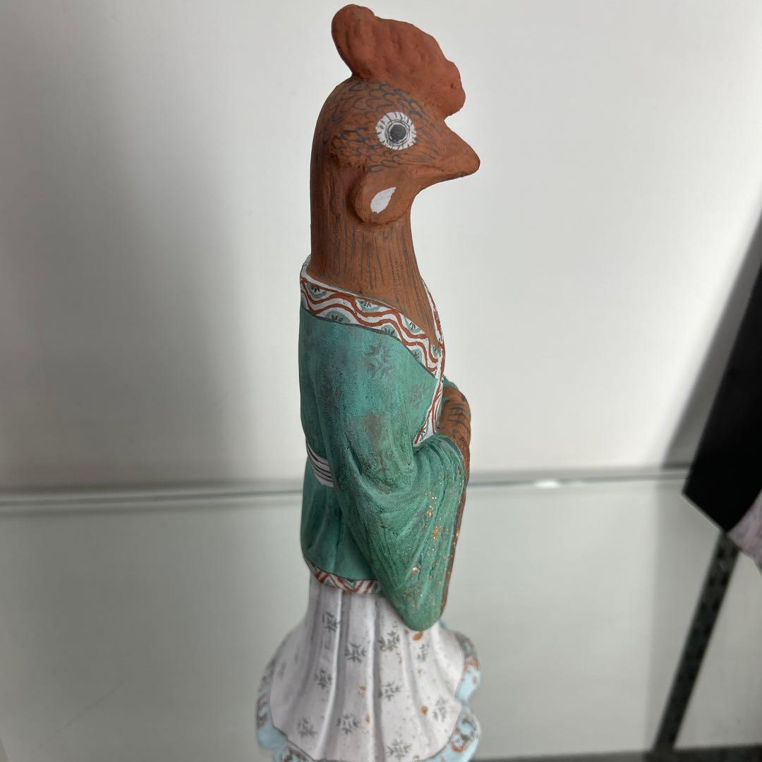 十二支俑 　鶏首人身俑