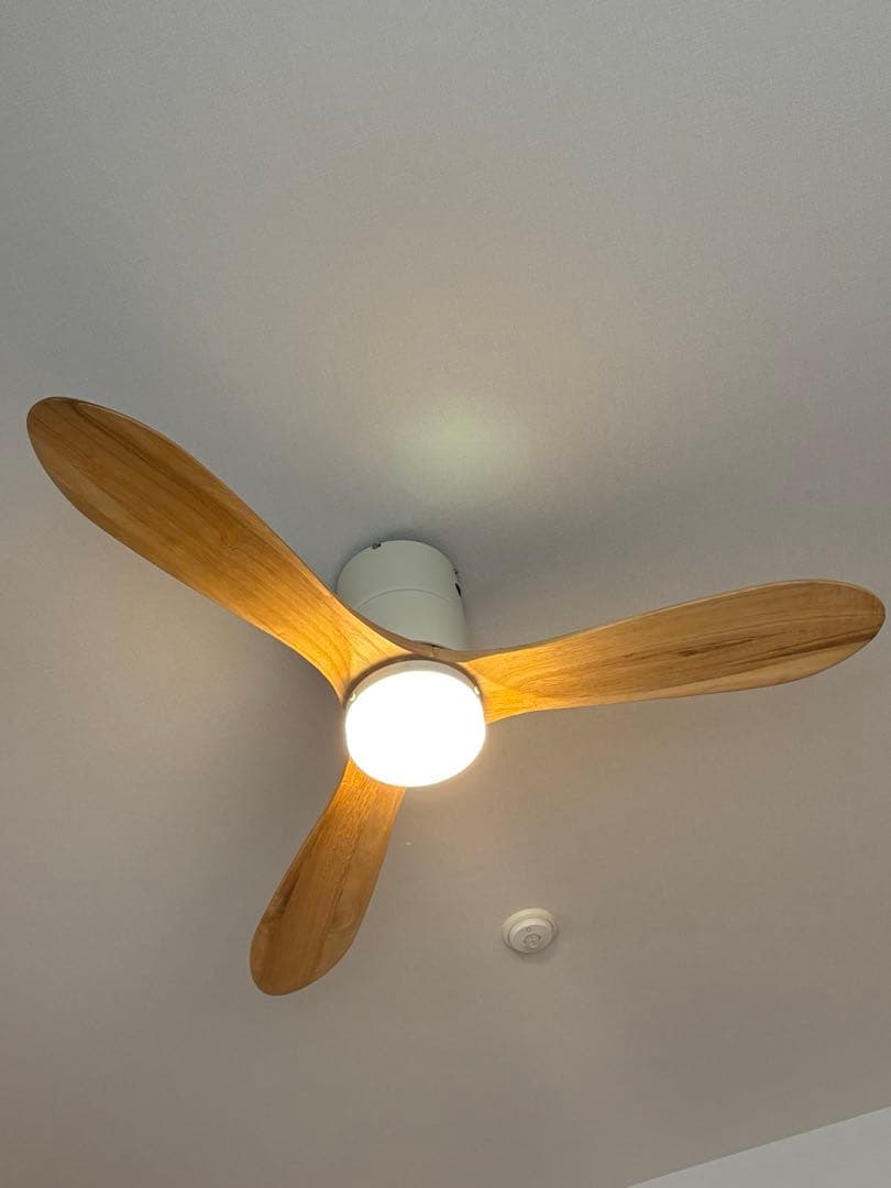 【美品】JAVALO ELFシーリングファンライト LED JE-CF017