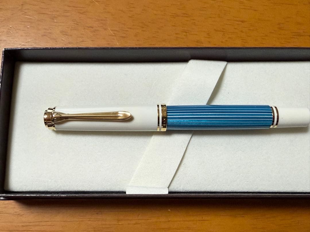 未使用　万年筆　ペリカン M600 ターコイズ　EF