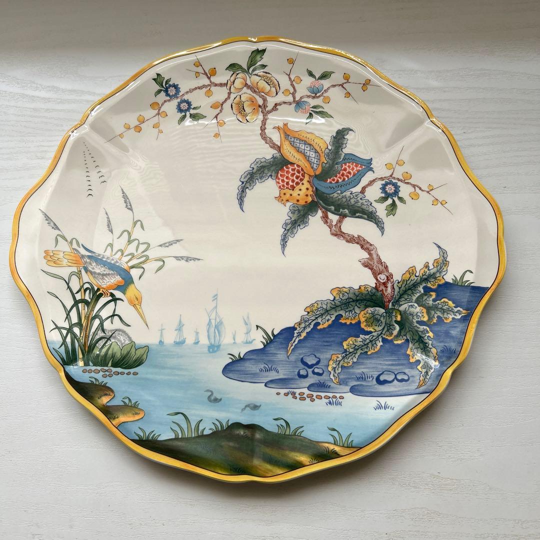 GIEN ジアン　カリブ　廃盤　レア　ケーキプレート　未使用　フランス　皿